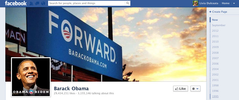 Facebook Obama